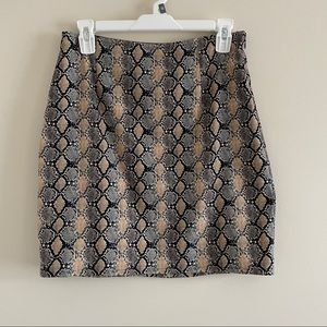 Vintage Snake Skin Skirt